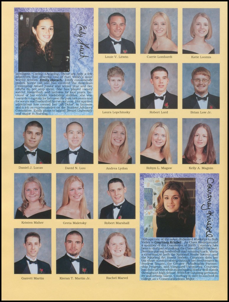 0024 Sun Valley Yearbook 2003 page from 2003 Sun Valley Hi… Flickr
