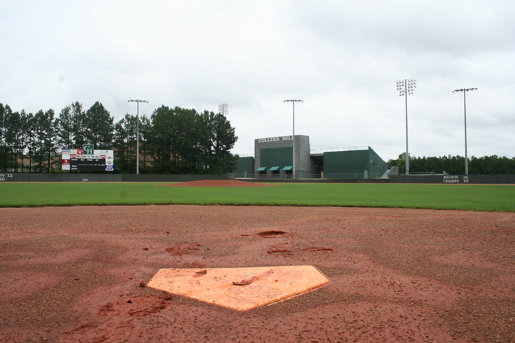 Collins Hill Baseball Field Behind Home Plate Brandon Joseph Flickr