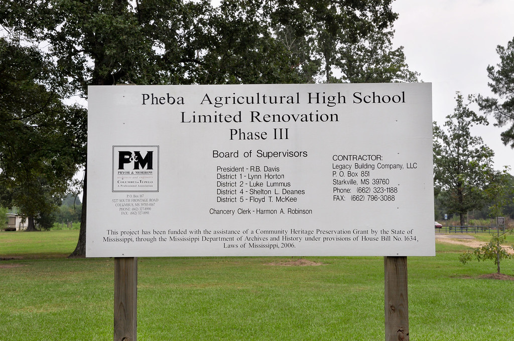 Pheba Agricultural High School Pheba, MS Clay County Flickr