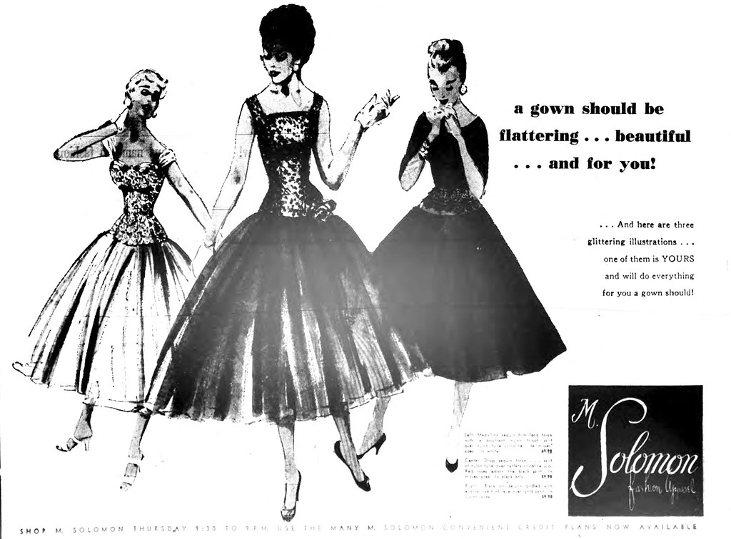 m solomon 1955 womens clothing store albany ny 1950s Flickr