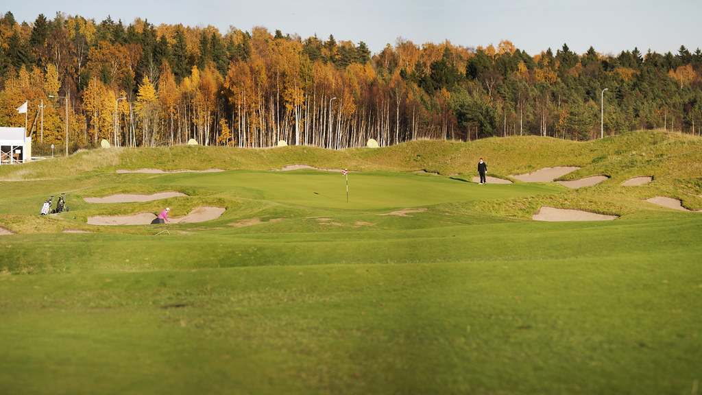 Väylä 18 Lähestyminen Tapiola Golf Tapiola Golf Flickr