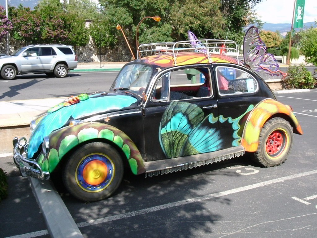 Art car parked in Ashland, Oregon. Summer of 2004. Flickr