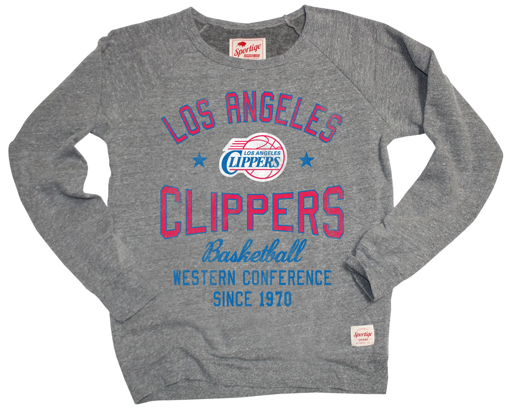 Los Angeles Clippers Regatta Butler Sweatshirt Gray Flickr
