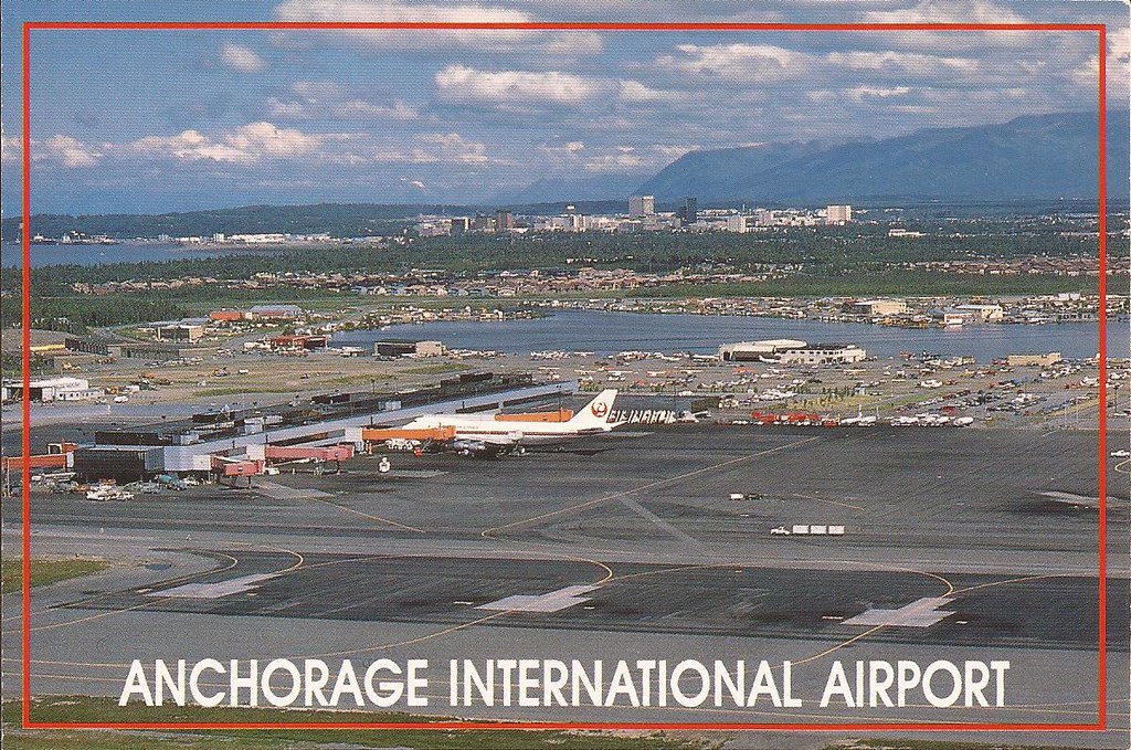 Anchorage International Airport (ANC) postcard circa 198… Flickr