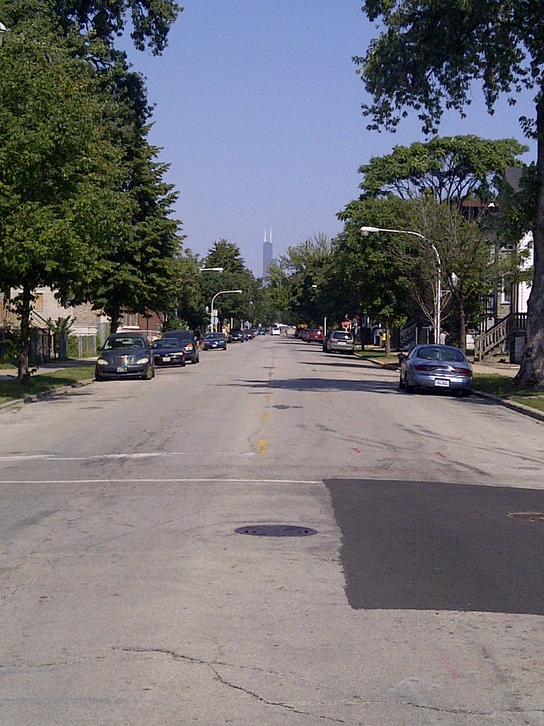 Princeton Street, north from 45th Street That's Sears (Wil… Flickr