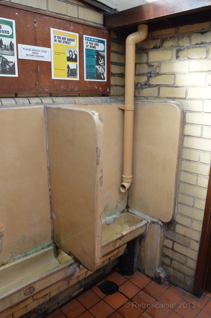 Gents Toilet Urinals Quorn & Woodhouse Heritage Station, Loughbourogh