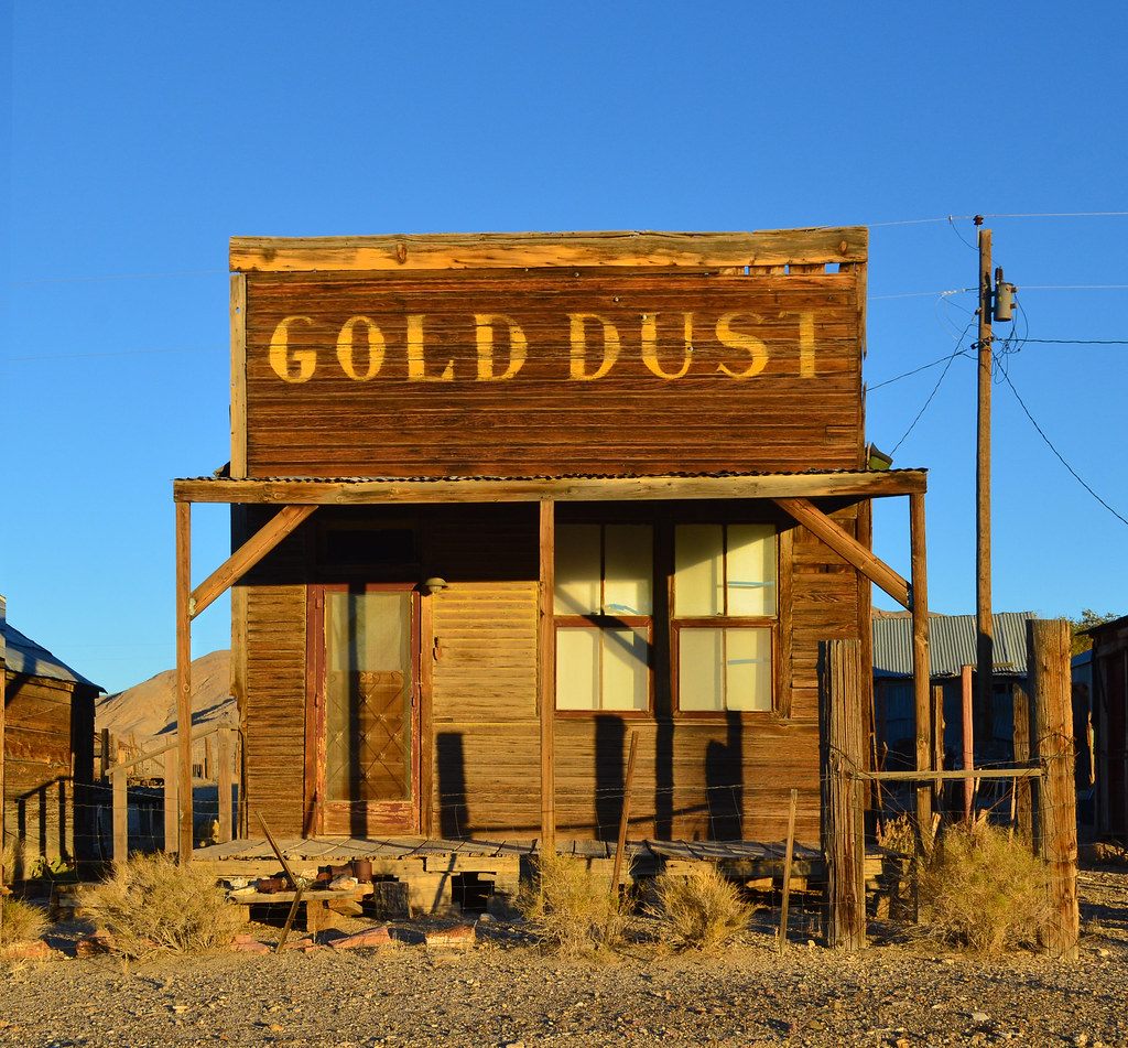 Gold Point, NV Gold Dust Unknown original use, though gue… Flickr