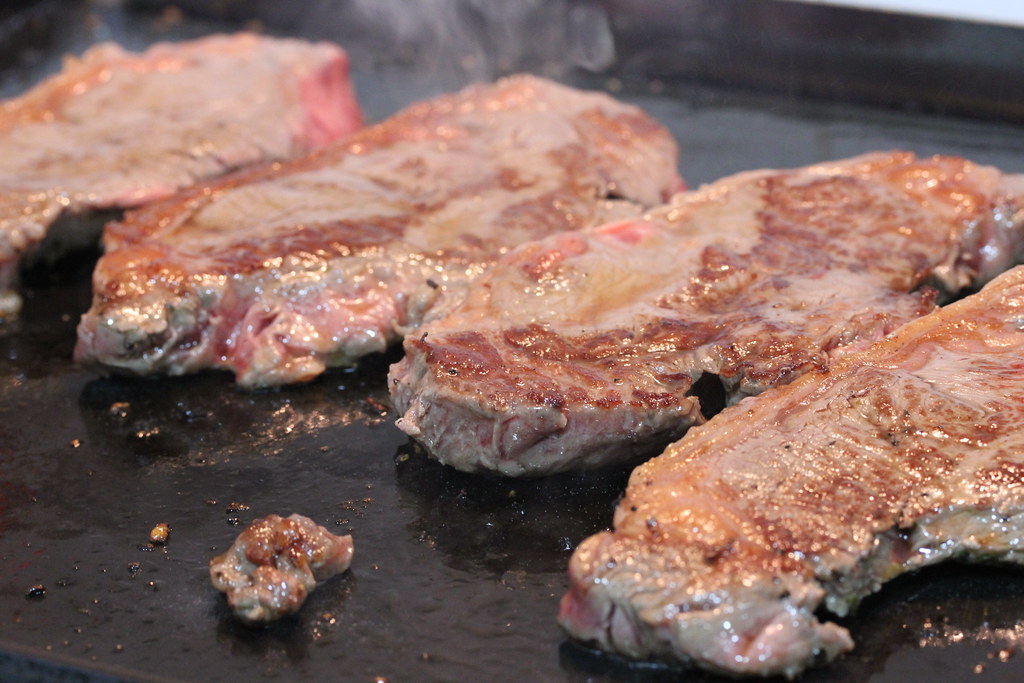 Entrecot a la plancha con patatas Recetas de rechupete