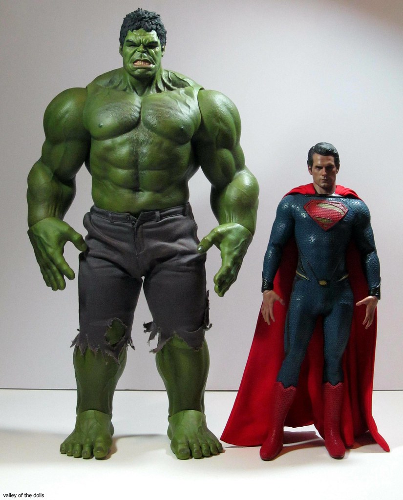 THE INCREDIBLE HULK MEETS THE MAN OF STEEL Here is a size … Flickr