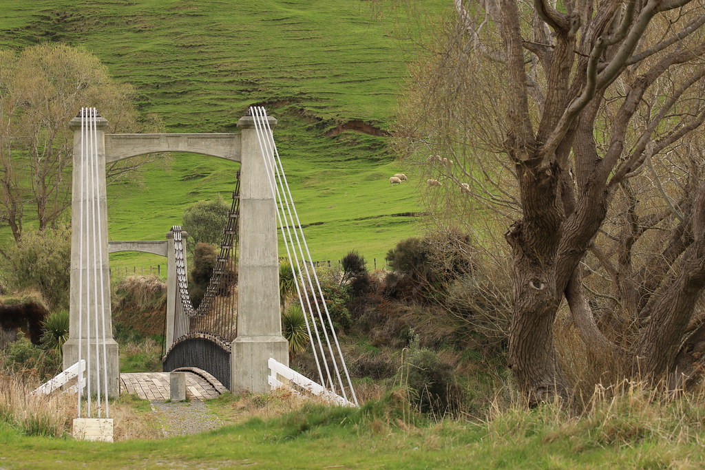 Historical Springvale Suspension Bridge Napier Taihape Gentle Annie