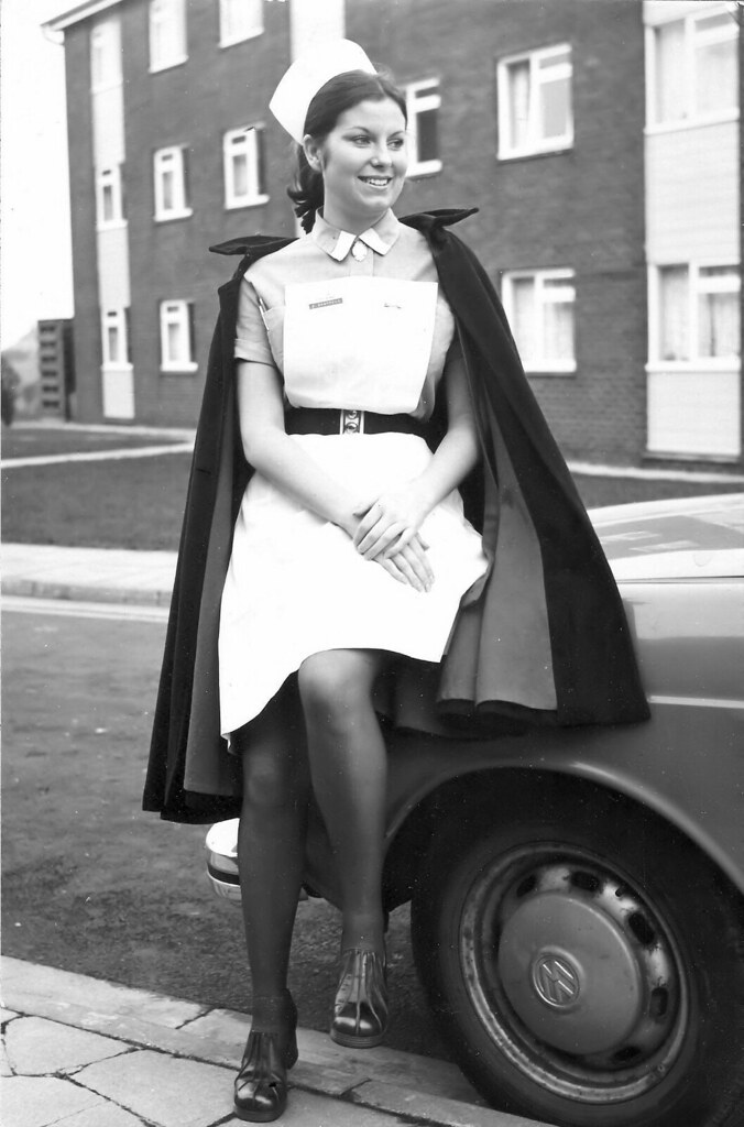 Nurse Staff Nurse, Blackpool Victoria Hospital, 1970s. Nurses