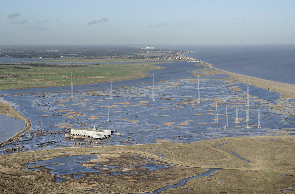 Orfordness transmitting station Suffolk aerial image Flickr