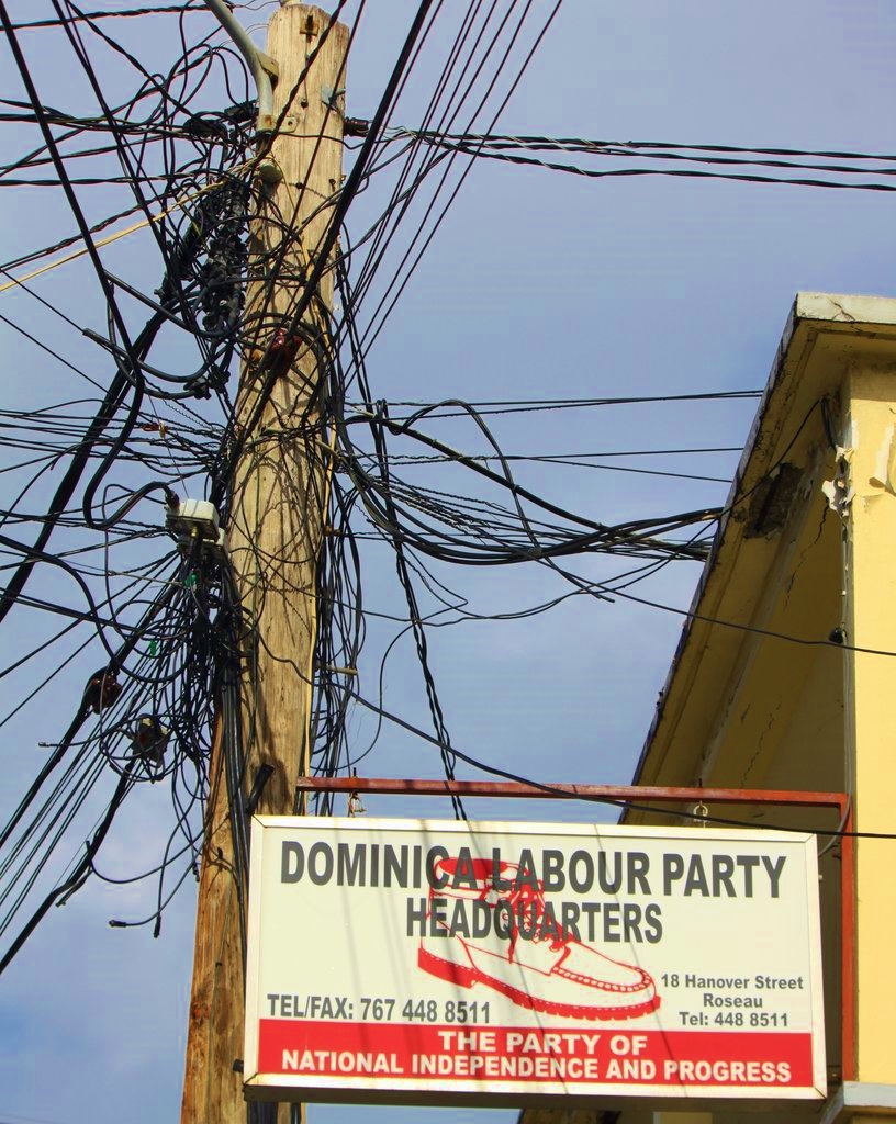 Telephone Cable Chaos Roseau, Dominica shares the same wir… Flickr