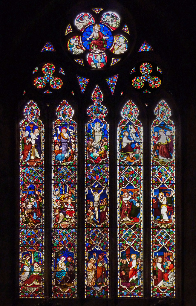 Sibsey, St Margaret, East window, Ward & Hughes, 1856 Flickr
