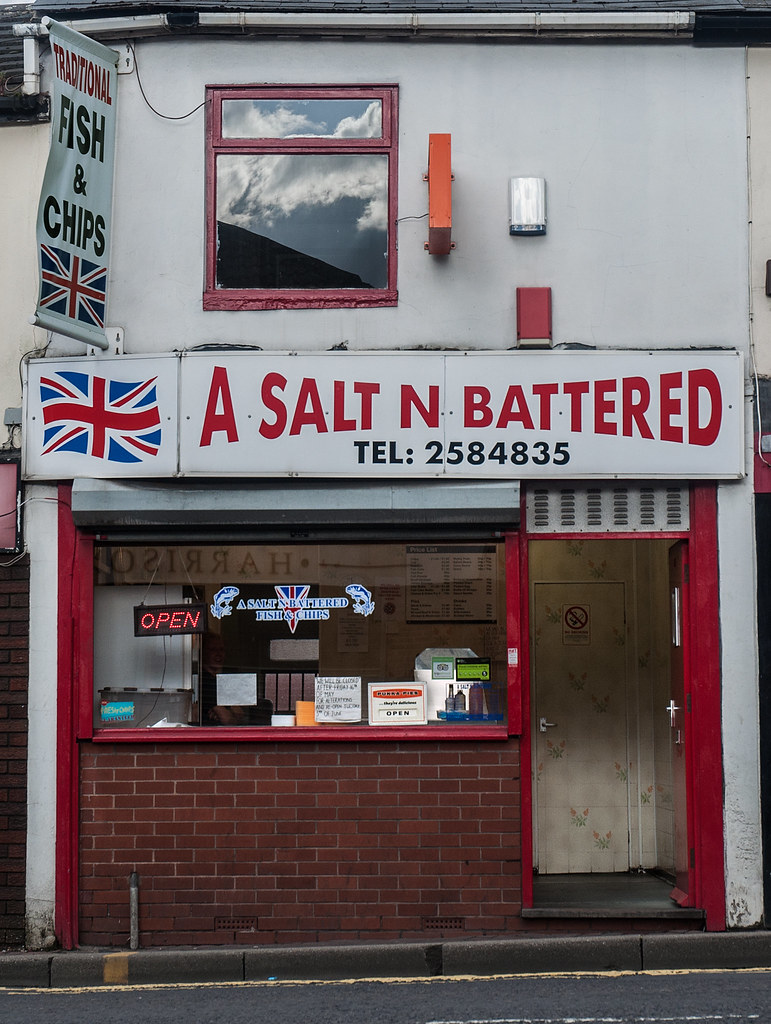 A Salt N Battered fish & chip shop Fish & chip shop. Lon… Flickr