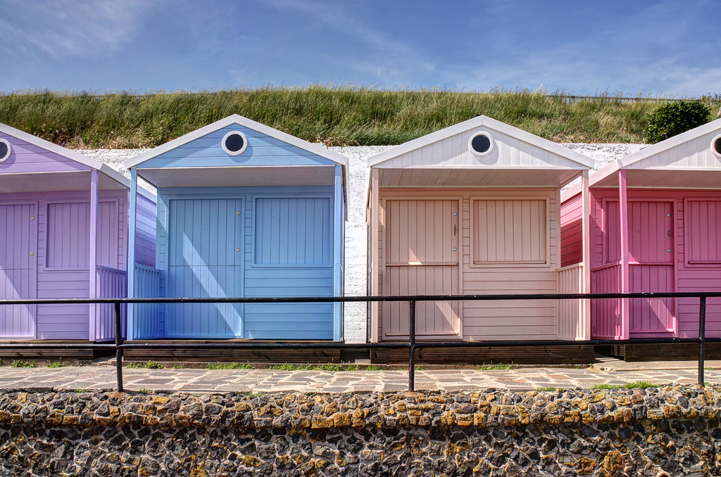 Beach Huts, ClactononSea, Essex Anik Messier Flickr