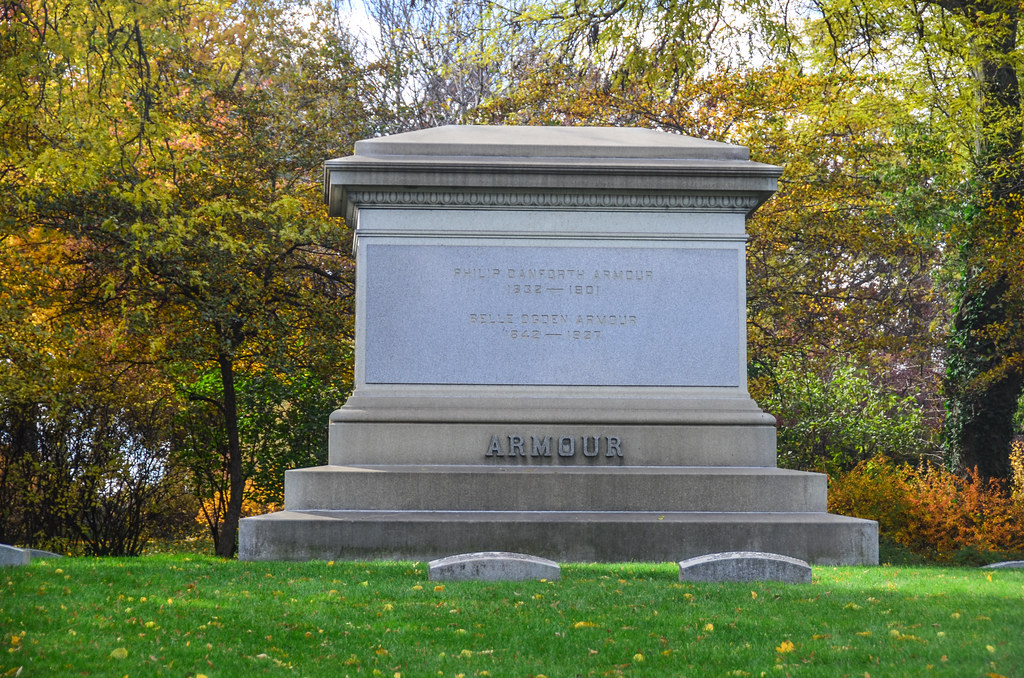 Graceland Cemetery Armour Eric Allix Rogers Flickr