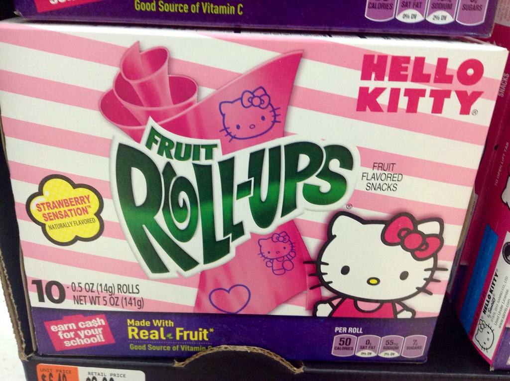 Hello Kitty Fruit Roll Ups and Hello Kitty Fruit by the Fo… Flickr