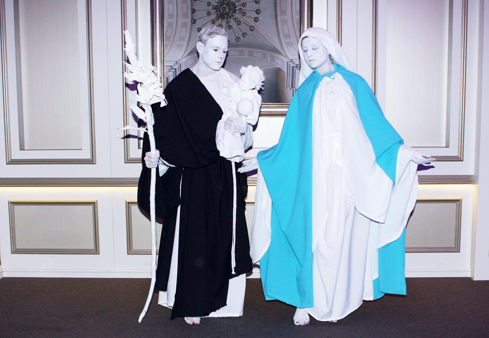 Saint Joseph, Mary Living Statues Sydney a photo on Flickriver