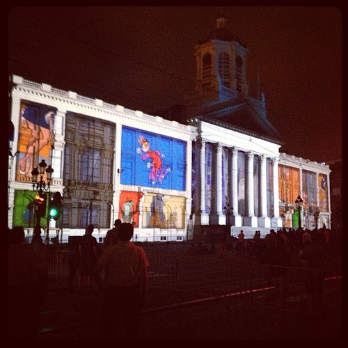 When buildings turn into moving comic books. This is what … Flickr