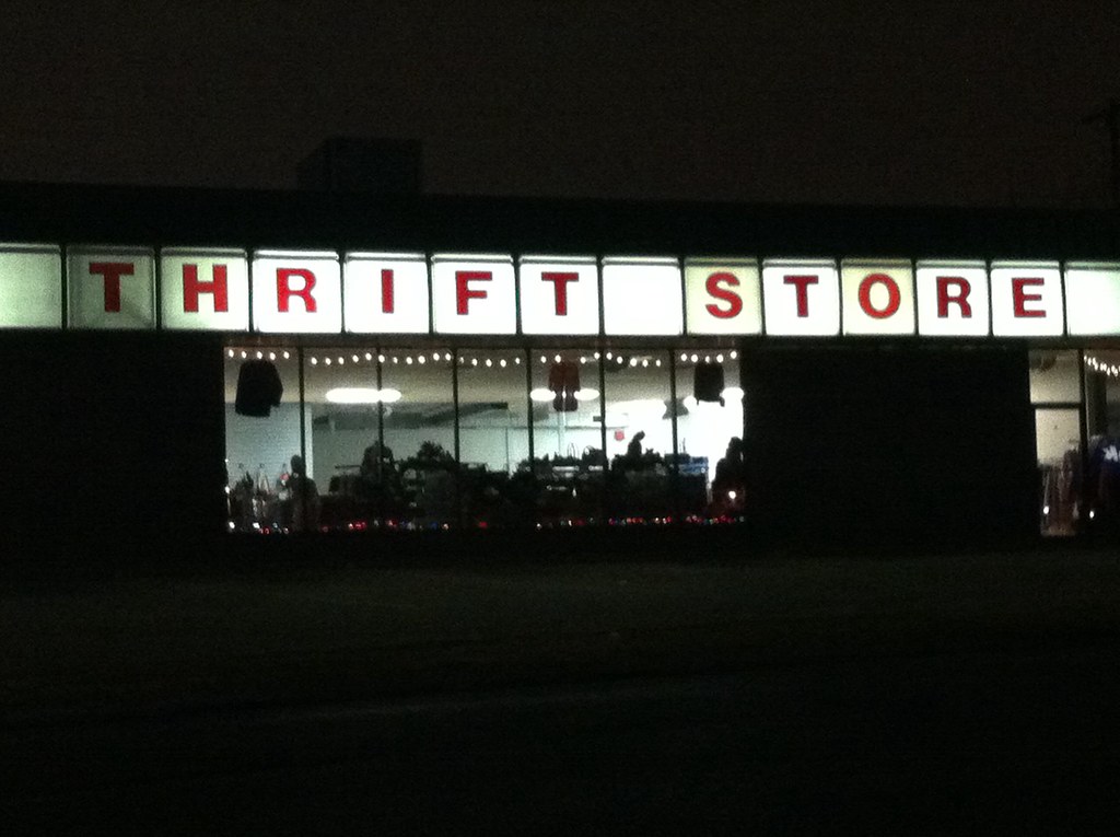 Thrift Store I went out to take pictures of neon signs. Do… Flickr