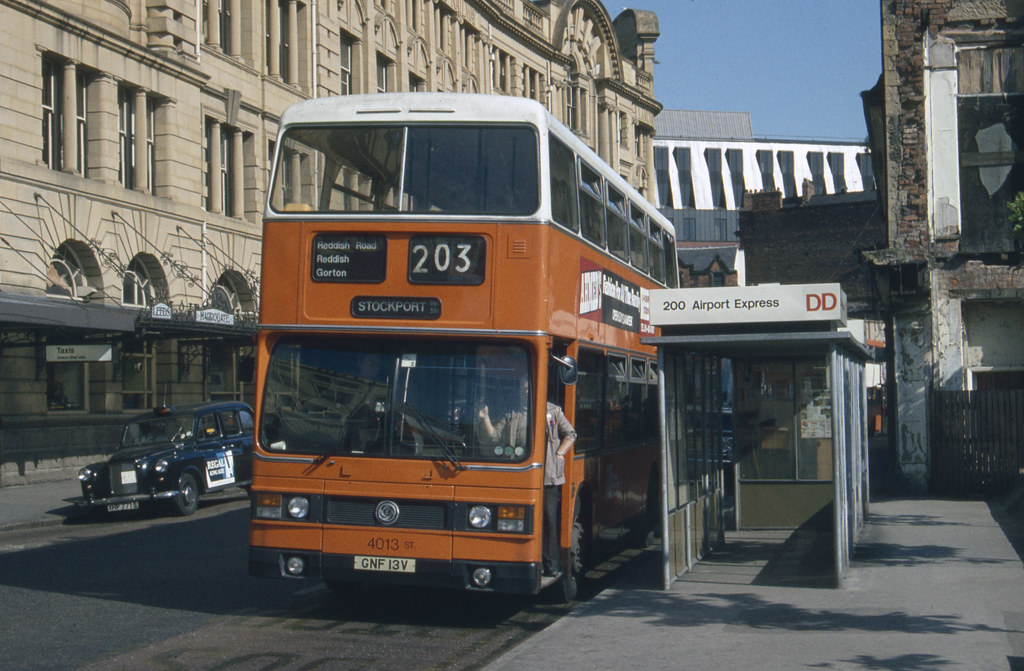 GM Buses Titan 4013 Victoria Station Manchester 3/7/1984… Mike