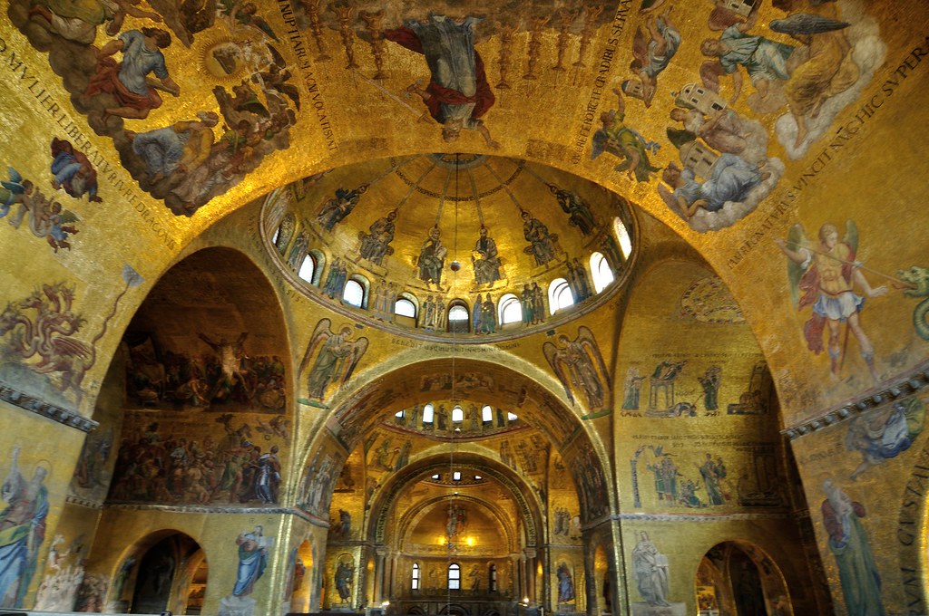 Interior View of St. Mark's Basilica, Venice, Italy Flickr