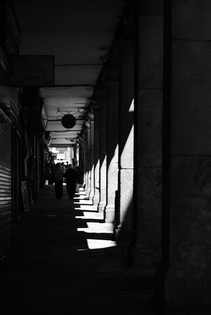 sombras en Plaza Mayor de Madrid nelson castro Flickr