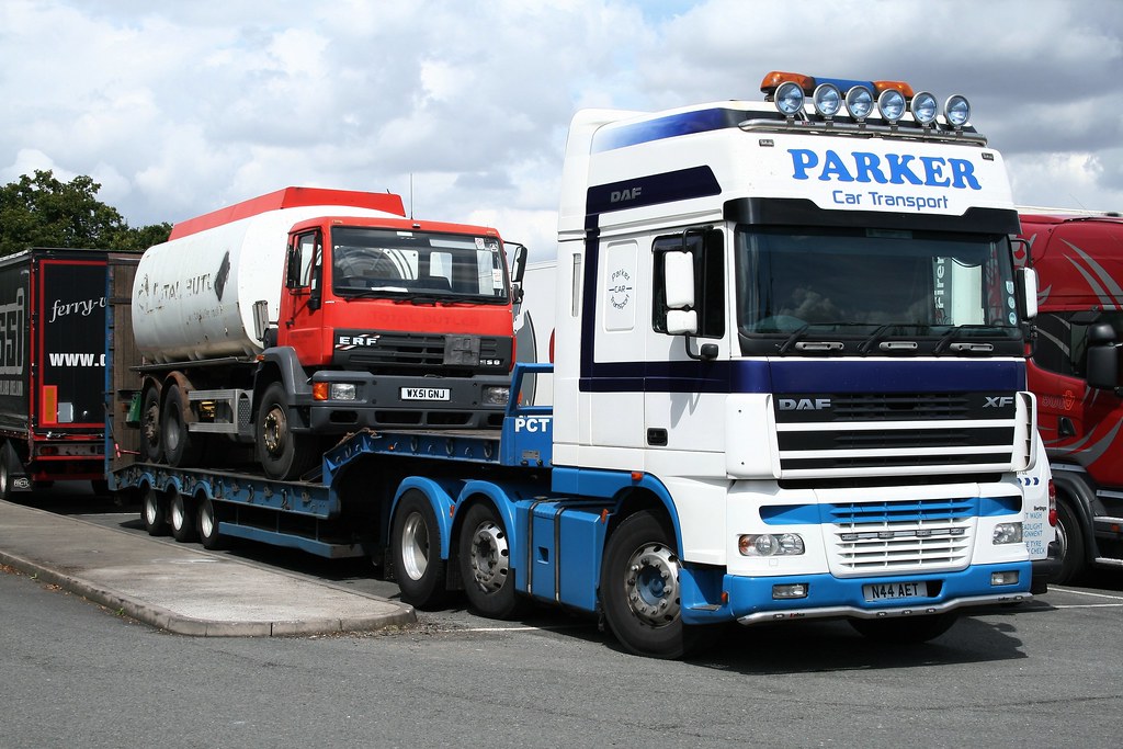 Parker Car Transport N44 AET. DAF XF. Doncaster North serv… Flickr