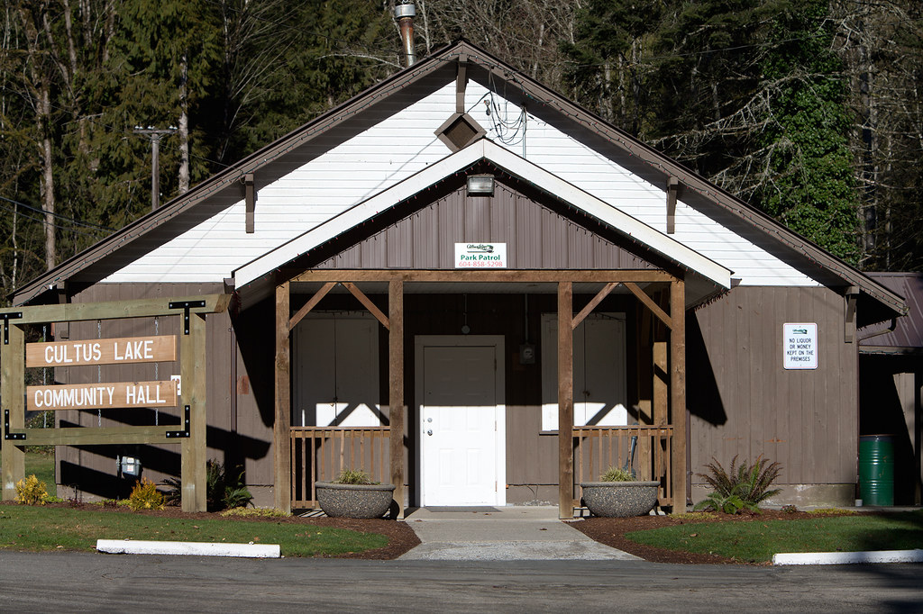 Community Hall_9706 Hall in Cultus Lake in the morning sun… Mike