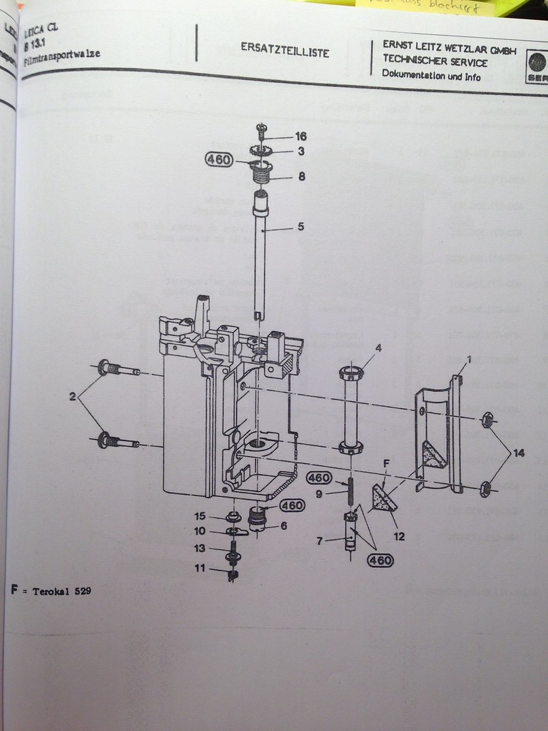 Leica CL Repair Manual Random Extracts Alexander Rutz Flickr