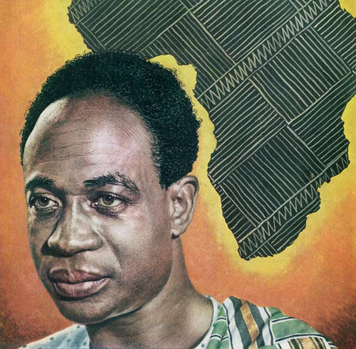African leader Kwame Nkrumah 1953 TIME over art by Boris C… Flickr
