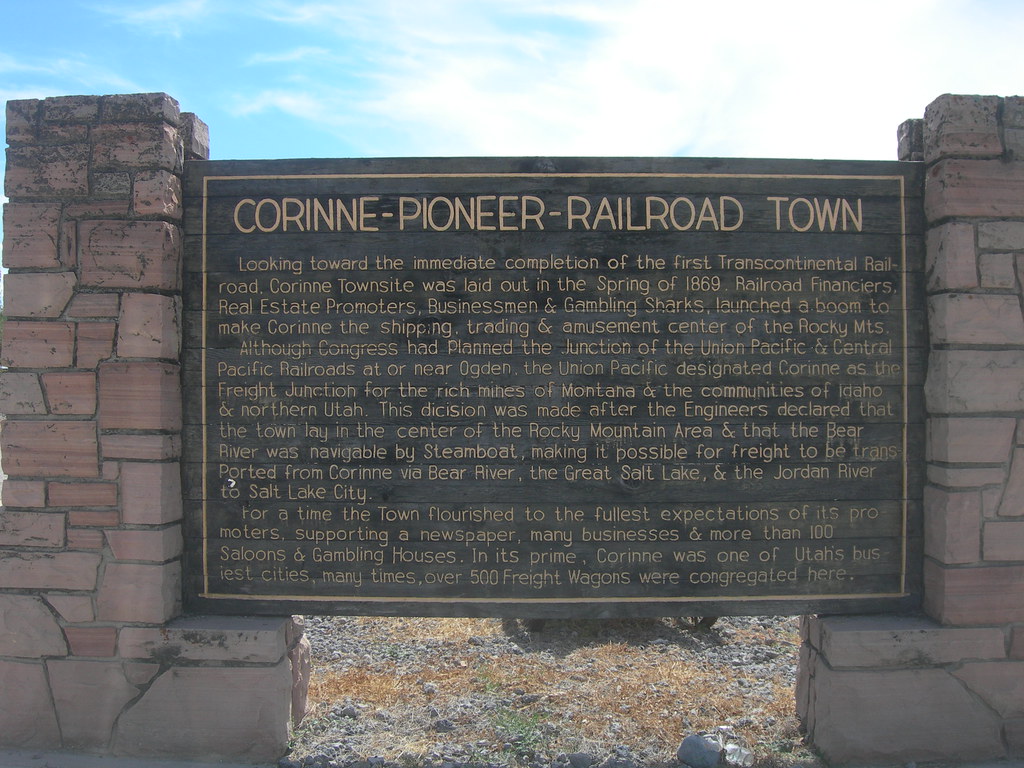 Corinne Historic Marker Corinne, Utah Jimmy Emerson, DVM Flickr