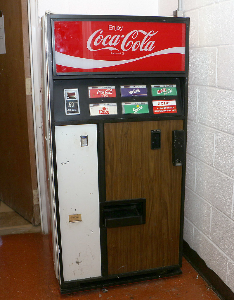 1972 Coke Machine A Coke machine I repaired at a church I ??? Flickr