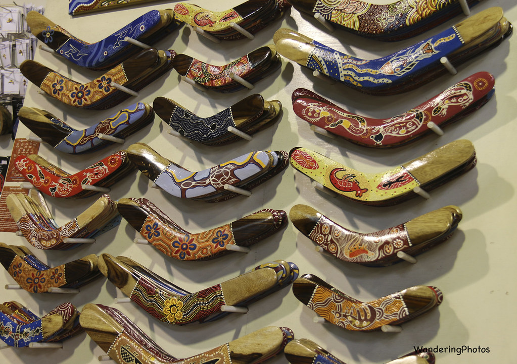 Boomerangs for sale Fremantle Market Australia Wandering PJB Flickr