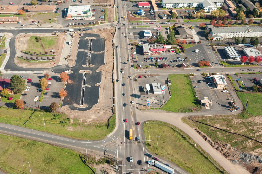 Woodburn Aerial 3 Aerial view of work on the I5 Woodburn … Flickr