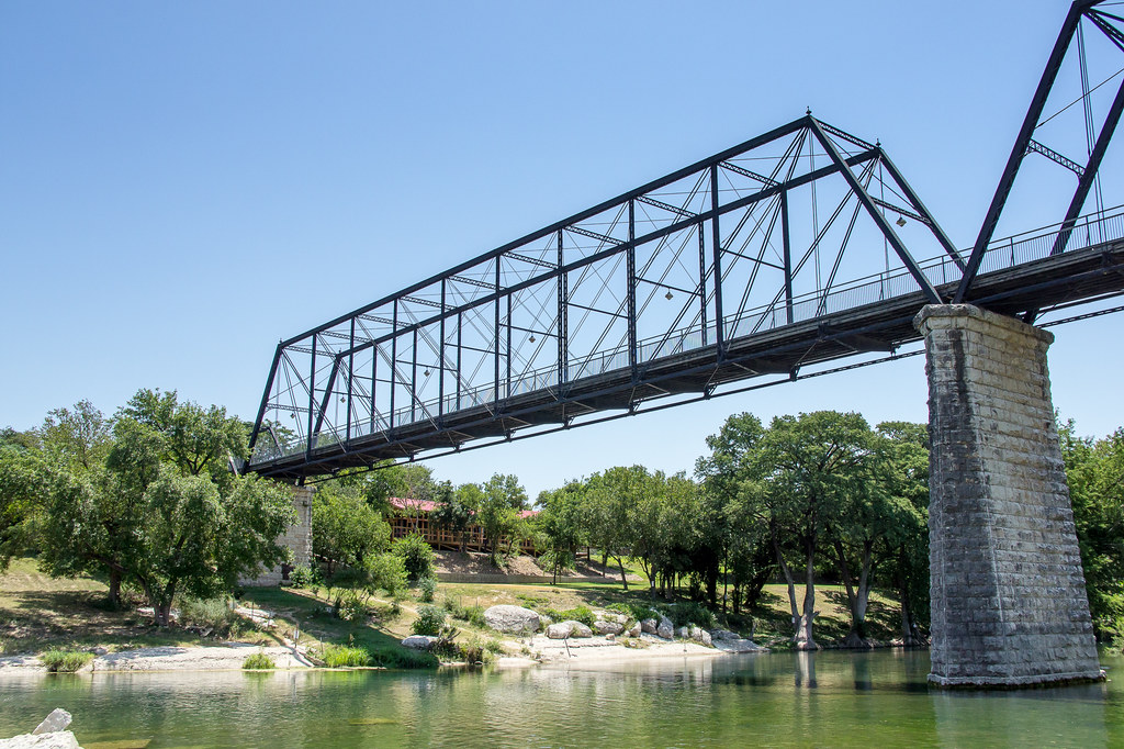 Faust Street Bridge This is now for pedestrians. txfastmail Flickr