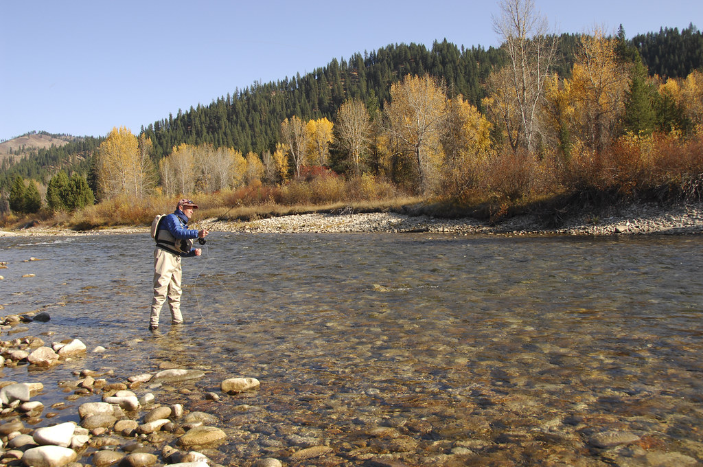Fly fishing Boise River Fly fishing on the North Fork of… Flickr
