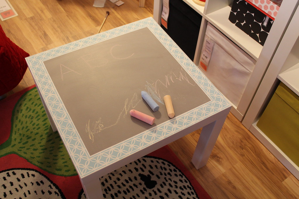 Lullaby Paints Chalkboard Table www.creativegreenliving.co… Flickr