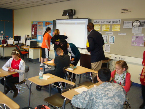 Learning Centers in German Class Students working on a Ger… Flickr