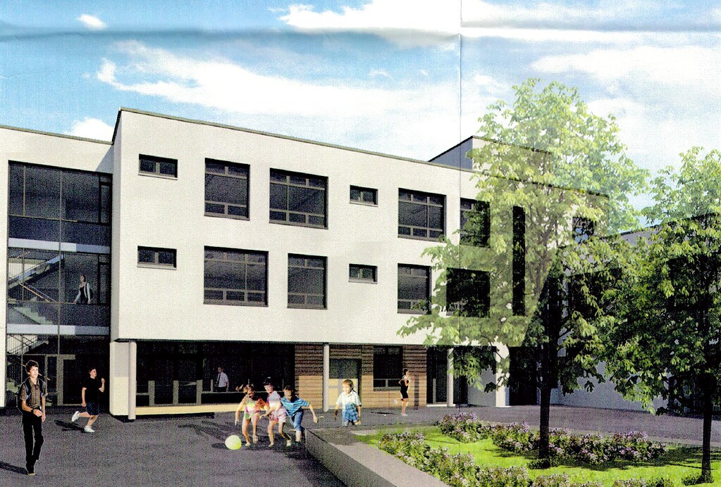 Haddington Road school courtyard Artists impression of vie… Flickr