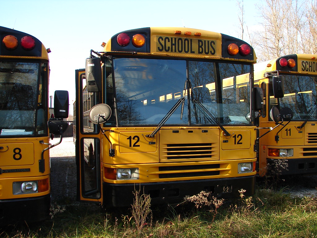 Pendleton County Schools 12 Bus lot Falmouth, KY Flickr