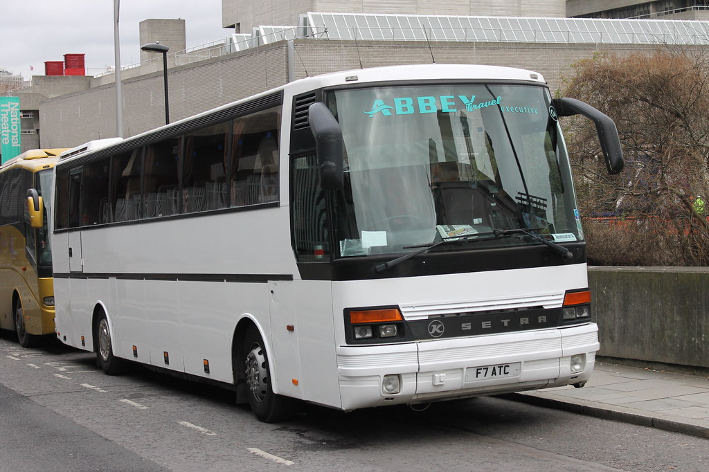 F7ATC ABBEY TRAVEL seen 17/02/14 near Waterloo Station Lon… EDDIE
