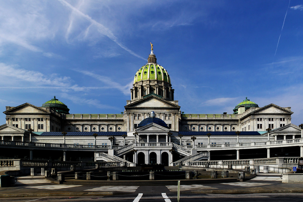 Pennsylvania State Capitol This is the east side. Flickr