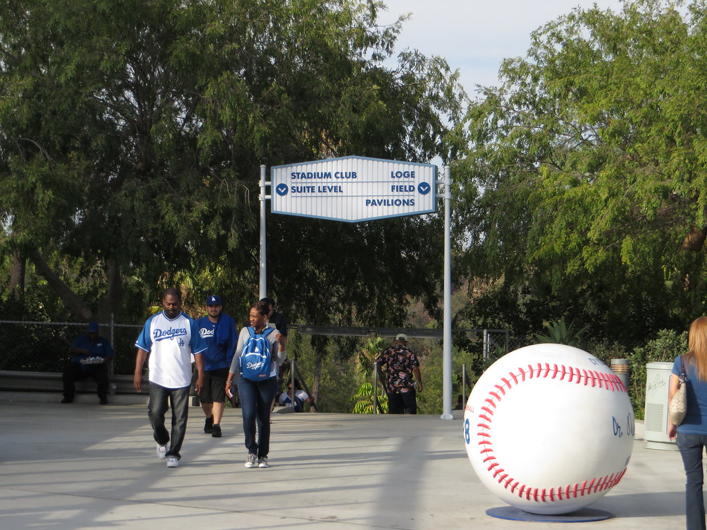 Entrance, Dodger Stadium, Los Angeles, California Dodger S… Flickr
