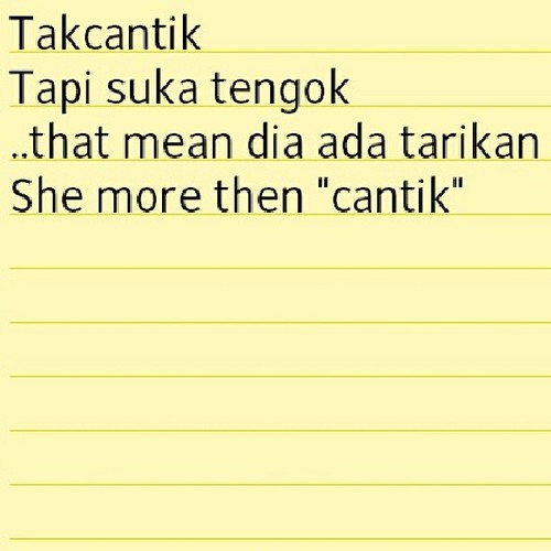 Cantik.... Explain by urself stalker sesetengah org xperl… Flickr