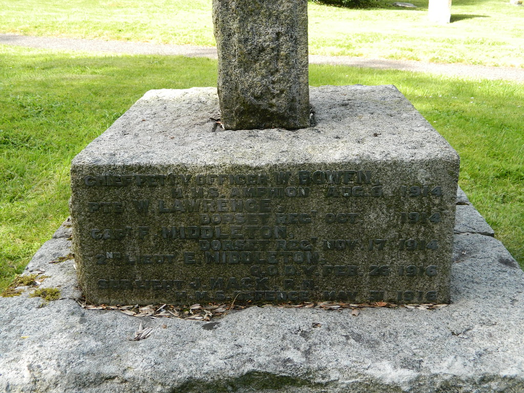Bradford Peverell War Memorial Cross (Dorset) Michael Day Flickr