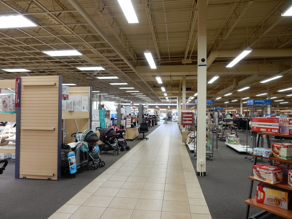 Inside Burlington Coat Factory (Former Montgomery Ward) "West Ridge
