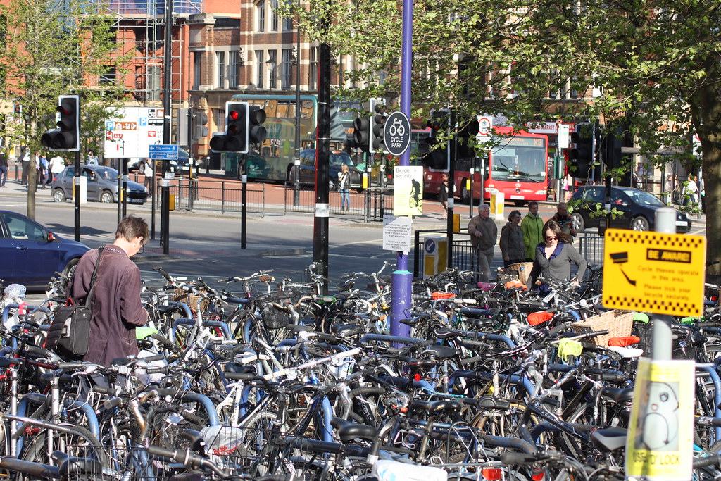 Oxford May 2013 Bike Park at Oxford Station thejollyroger Flickr