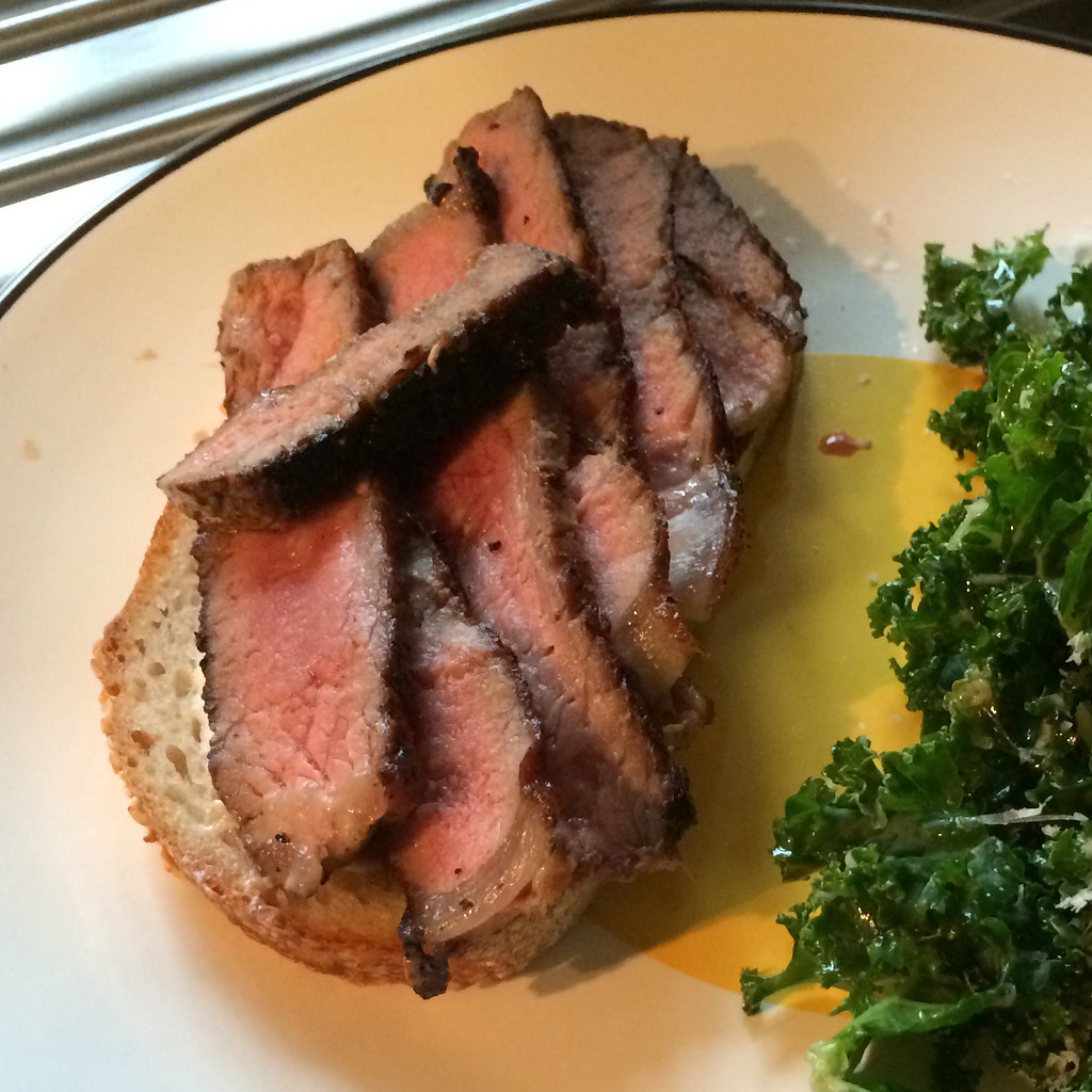 Steak sandwich Steak panfried using Kenji's method super… Flickr